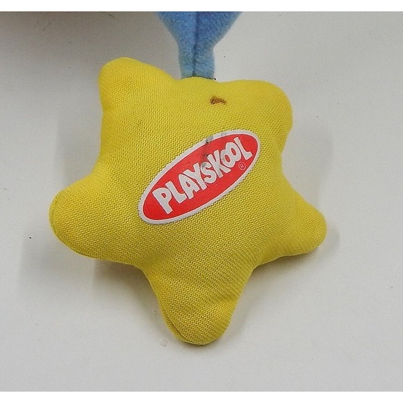 Playskool Glo Worm Plush Lullaby Musical Nightlight Face Blue Green Works 2003 - Picture 7 of 12